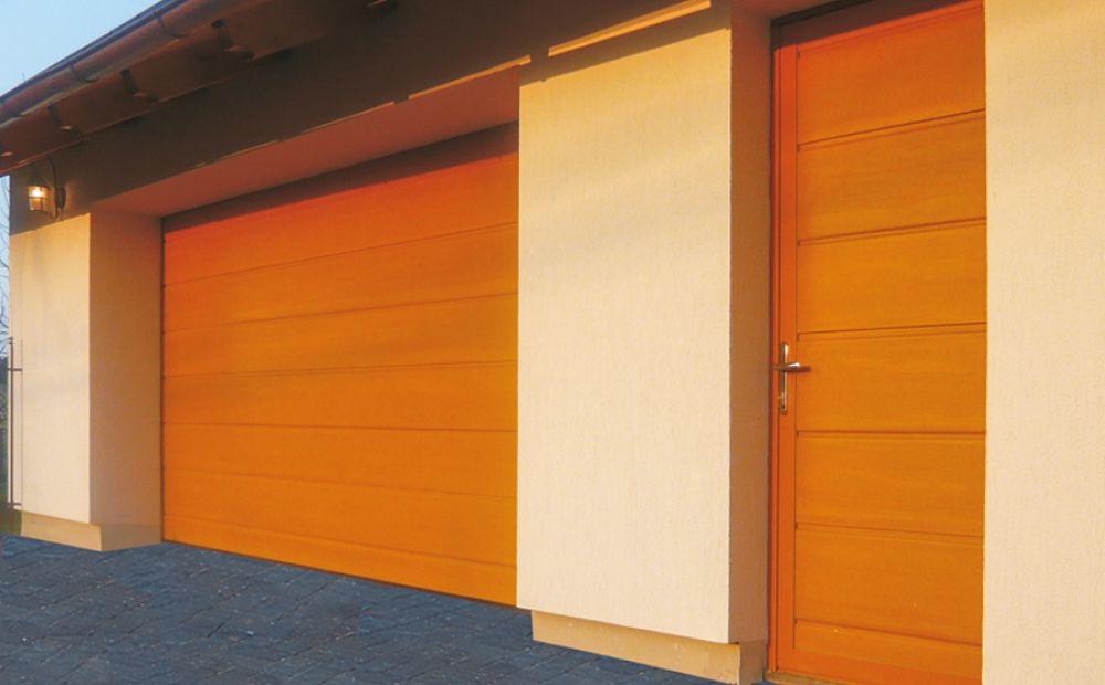 design garážových vrat drážka