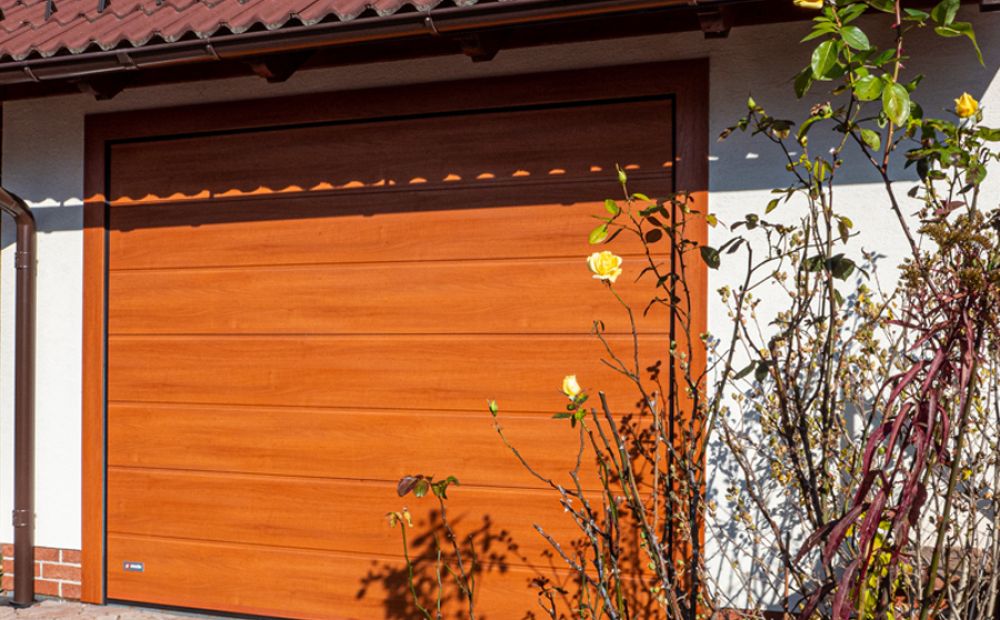 design garážových vrat drážka