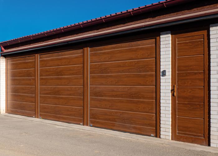 design garážových vrat drážka