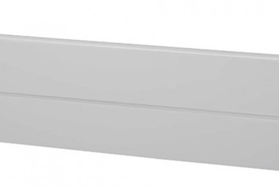 Drážka bílá hladká